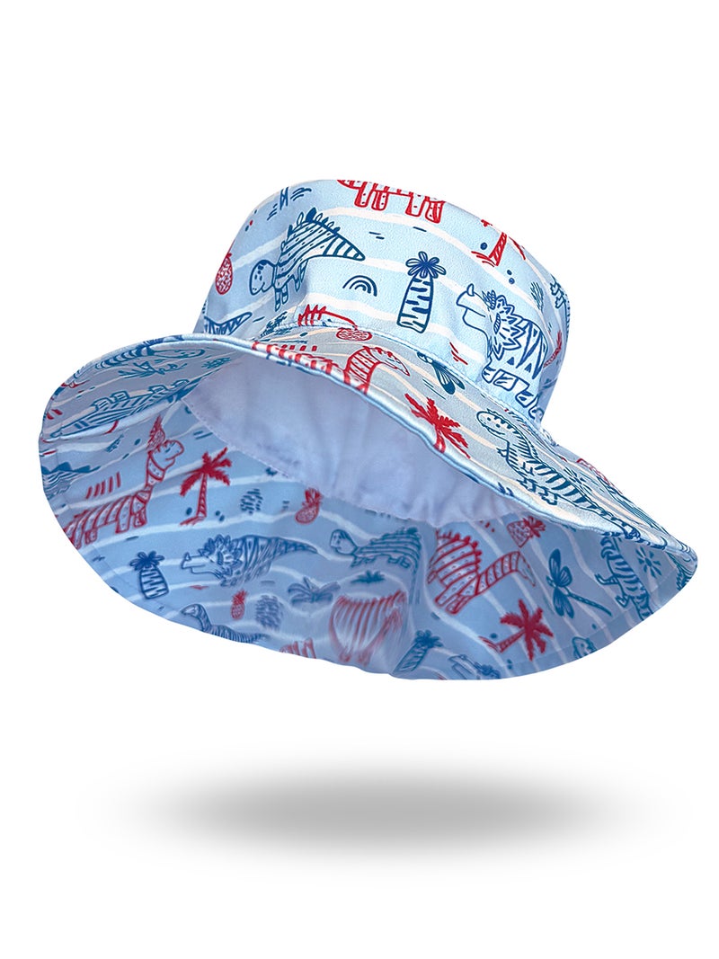 Denokids Dino Boy UVP+50 Sun Protection Hat - Image 2